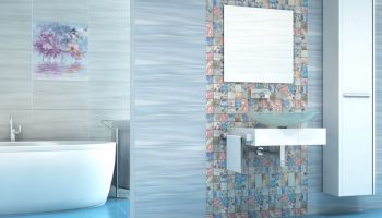 Изумительный дизайн ванной благодаря керамической плитке