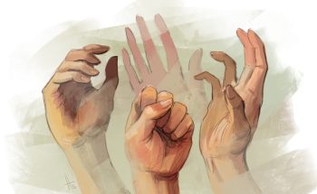 Один и в темноте Hands1