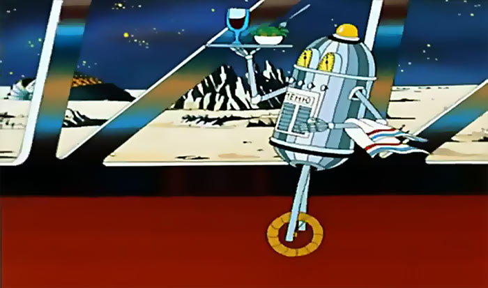 кадр из мультфильма с роботом